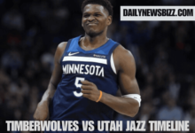 timberwolves vs utah jazz timeline