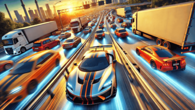 traffic jam 3d